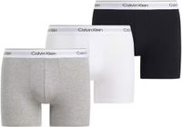 Calvin Klein 3-Pack Boxer Brief Heren Boxers - Zwart/Grijs/Wit - Maat M
