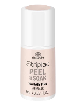 Alessandro Striplac Peel or Soak Baby Pink