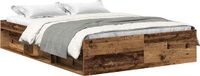 vidaXL Bedframe zonder matras 160x200 cm bewerkt hout oud hout
