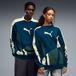PUMA T7 Relaxed Strickpullover Unisex, Kleidung, Blau, XS