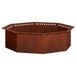 vidaXL Vuurschaal Ring Roestkleurig 90 x 90 x 25 cm weervast staal