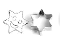 Patisse 13724 Set van 2 Hartsnijders 5 x 5 x 2,5 cm Roestvrij Staal