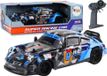 LEAN TOYS Voiture télécommandée Rc 1:18 Roues de dérive en caoutchouc bleu