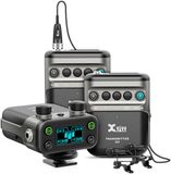 Xvive U5 SET T2 tweekanaals draadloze dasspeldmicrofoon