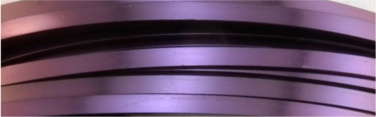 Vaessen Creative Aluminiumdraad plat 3,5x1mm 5m Aubergine