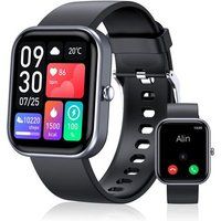 SZSMART Slimme sporthorloges GTS5 Bluetooth magnetisch opladen met gezondheidsrecord voor Android en iOS - Zwart