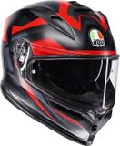 AGV K7 Glimpse Integraalhelm - Zwart Mat/rood - XS