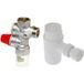 Thermador Pack Groupe De Sécurité Vertical Chromé 3/4'' + Siphon Standard Pour Groupe De Sécurité Sortie Dn32