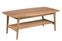 AC Design Emma Koffietafel Rechthoekig Eiken 130x70x51cm