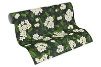 A.S. Création Vliesbehang Dekora natuur behang floral 10,05 m x 0,53 m groen wit Made in Germany 959321 95932-1