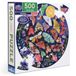 eeBoo - Puzzle rond 500 pièces - Moths