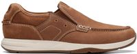 Clarks Sailview Step - heren instapper - Bruin - maat 45 (EU) 10.5 (UK)
