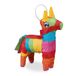 Relaxdays mini pinata ezel, verjaardagspinata, piñata dier, vrijgezellenfeest, 19 x 13 x 5,5 cm, ophangen, kleurrijk
