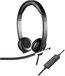 Logitech H650e Headset - Bedraad - USB Type-A - Zwart/Zilver