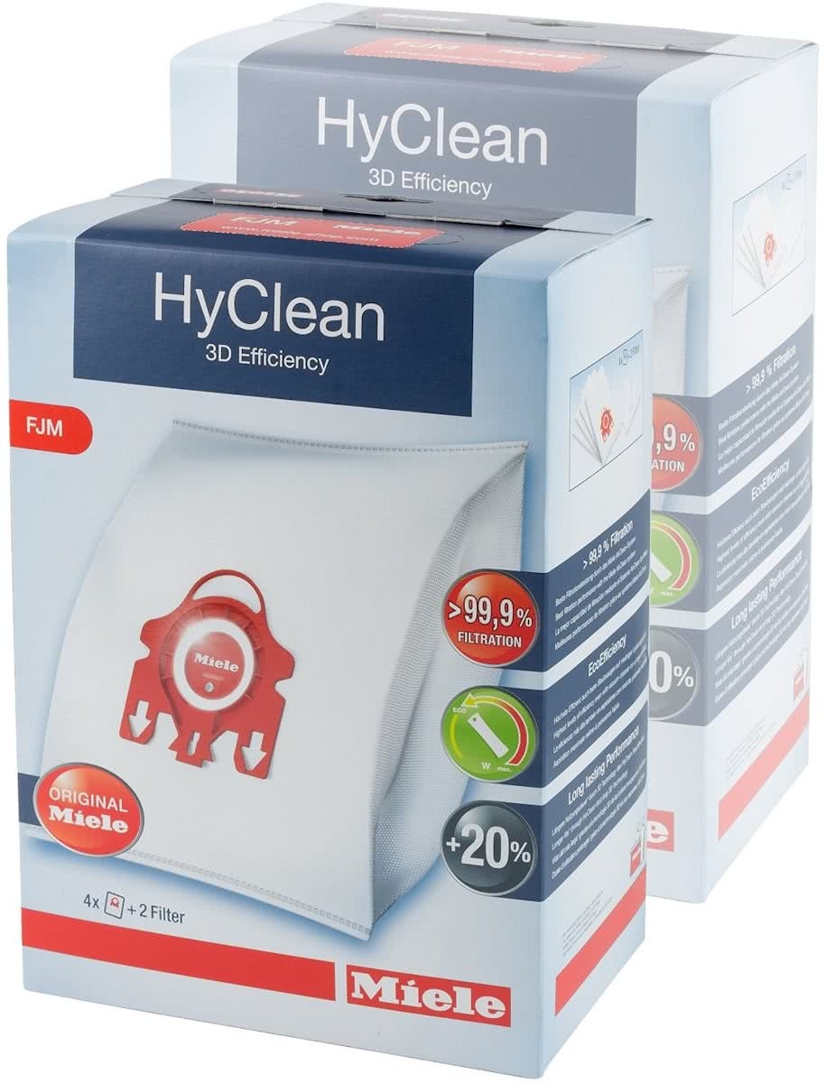 Miele HyClean 3D Efficiency FJM 2-pack - Stofzuigerzakken