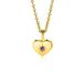 Zinzi Lückerath B.V. FEBRUARI hanger 12mm gold plated hart geboortesteen paars amethist zirconia (zonder collier)