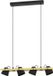 EGLO connect.z Hornwood-Z Hanglamp - 78 cm - Zwart|Bruin - Instelbaar RGB & wit licht - Dimbaar - Zigbee