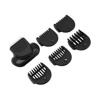 Uxsiya Elektrische scheerkop, bijpassende gezichtsgeleidingskam, spiraalvormig net, ABS, gebogen rand, reservekop voor de vakantie