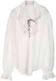 Piraat Widmann Witte Piraten Blouse voor Mannen - Maat M