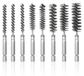 Icecat Brosse métallique - Acier inoxydable - 8 pièces - 8 à 19 mm pour perceuse
