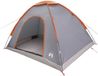 vidaXL 4-persoons Tunneltent Grijs/Oranje