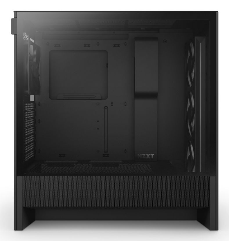 NZXT H5 Flow RGB (2024) - Zwart - Midtowermodel ATX - Zwart