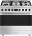 SMEG B91GMXNLK2 - Gasfornuis - 90 cm - RVS