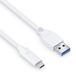 PureLink IS2600-010 USB-kabel USB 3.2 Gen 1 (3.1 Gen 1) 1 m USB C USB A Wit