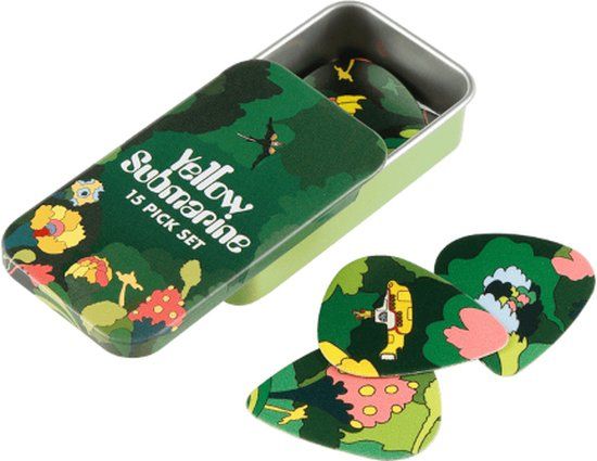 D'Addario The Beatles Yellow Submarine 55th Anniversary Guitar Pick - Pepperland Woods - Medium