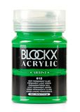 Blockx 65612BXC - Fijne Acrylverf Semi-Dekkend en Satijn - Licht Permanent Groen PG 7/PY 74 - Pot 500ml