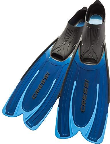Cressi Agua Fins - Snorkelvinnen met zelfinstellende comfortabele volle voetzak - Perfect voor op reis