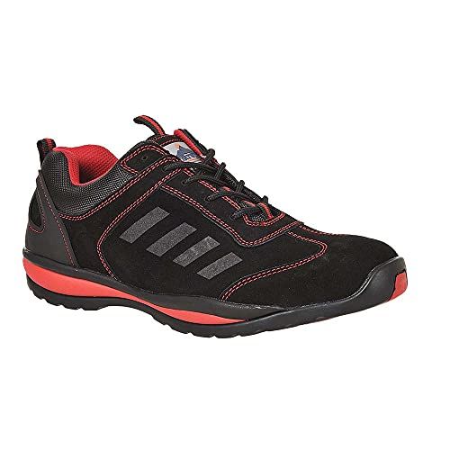 Portwest Steelite Lusum Veiligheidssneaker - Rood - Maat 39 - FW34RER39
