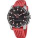 Festina F23305/4 Hybride Polshorloge Heren Rood Siliconen Titanium Saffierglas 5 ATM