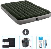 Intex Luchtbed - 2-Persoons - 152 x 203 x 25 cm - Groen
