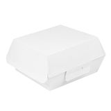 50 Thepack 50 stuks Hamburger schelpen 230 g/m2 13 x 12,5 x 6,2 cm wit nano-micro