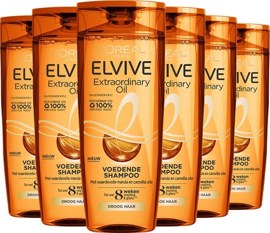 Elvive Extraordinary Oil Droog Haar - 250ml - Shampoo