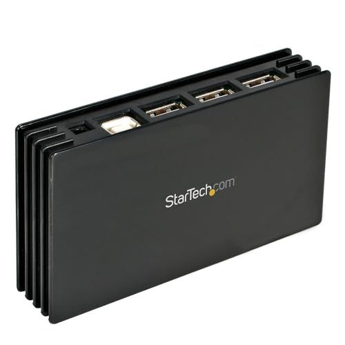 StarTech.com 7-poort Zwart USB 2.0-hub