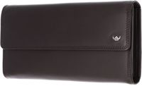 Golden Head Leren portemonnee Polo RFID Protect Damenbörse 2088 Dunkelbraun donkerbruin