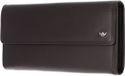 Golden Head Leren portemonnee Polo RFID Protect Damenbörse 2088 Dunkelbraun donkerbruin