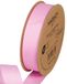 Halbach Seidenbänder Premium ripslint, breedte: 25 mm, lengte: 25 m, duurzaam cadeaulint van gerecycled polyester, ideaal als lint, kleur: roze
