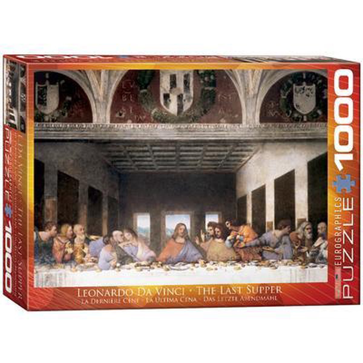 Eurographics kunst puzzel Leonarda da Vinci - Het laatste avondmaal 1000 stuks