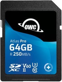 OWC Atlas Pro 64GB SDXC UHS-II V60 Memory Card