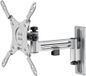 Goobay caravan muurbeugel voor schermen tot 43 inch | full motion | 2 draaipunten