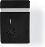 Nedis Draadloze Deurbelset - Batterij Gevoed - 36 Melodiën - 300m - Zwart