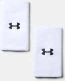 Under Armour 6'' Performance WB-WHT Unisex Zweetband - Wit - Zwart