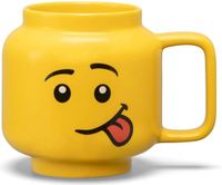 LEGO - Vitrocéramique Mug Head Silly 530 ml - Grès - Jaune