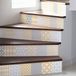 Ambiance INGVAR Traptegelstickers - Multi color - 2 stroken van 15x105 cm