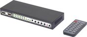 SpeaKa Professional Commutateur HDMI-matrice 6 ports avec Picture in Picture, avec télécommande UHD 4K @ 60 Hz
