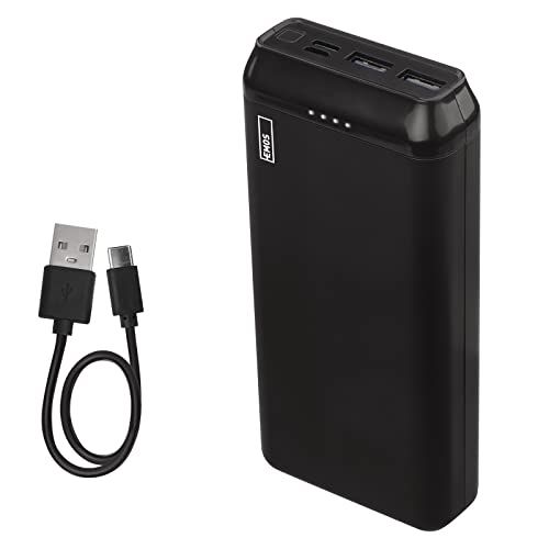 Emos ALPHA2 Powerbank 20.000 mAh - Externe batterij/oplader voor mobiele telefoon, tablet, iPhone, iPad