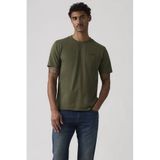 Levi's regular T-shirt donkergroen
